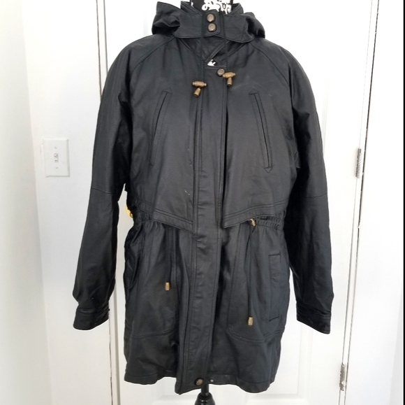 Vintage Jackets & Blazers - Genuine Leather Thick Winter Coat